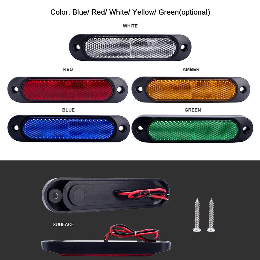 27 LED Side Marker Light Indicator Lamp Reflective Warning Light Waterproof for Car Truck Trailer RV Boat Bus 10-30V