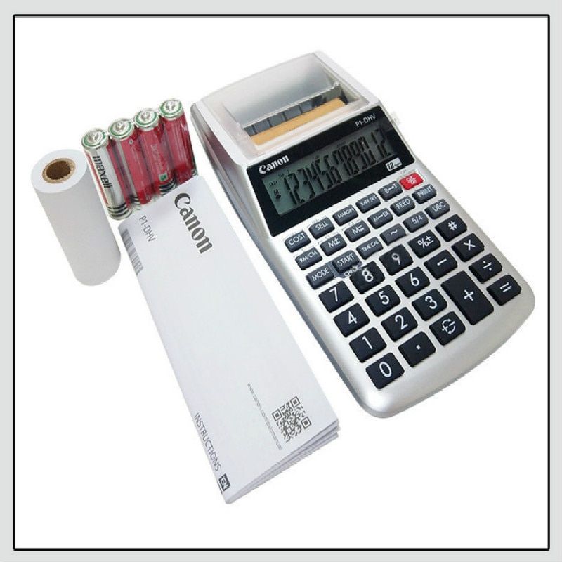 P1-DHV Ink Wheel Monochrome Printing Calculator Printing Computer Clear And Authentic Authorized Package Scientific Calculator