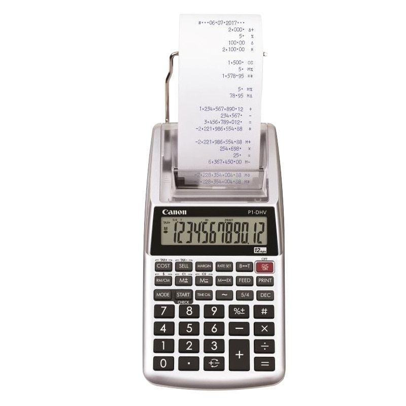P1-DHV Ink Wheel Monochrome Printing Calculator Printing Computer Clear And Authentic Authorized Package Scientific Calculator
