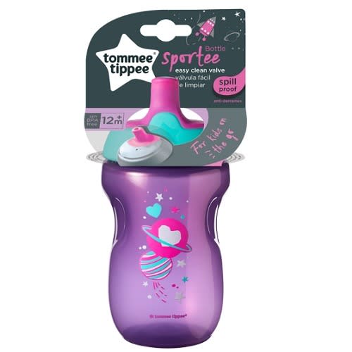 Insulated Sportee Toddler Water Bottle Sippy -purple