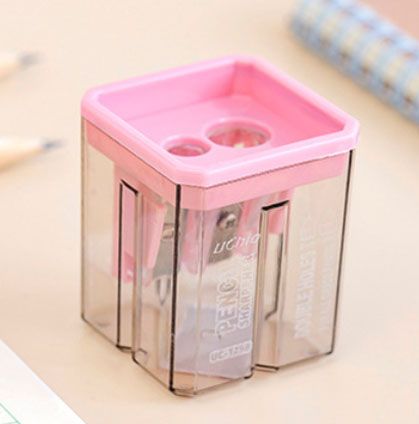 Sharpener  Aesthetic School Supplies Fonte Cute Stationery Sharpener For Makeup Pencil Cute Stuff Papeleria Stationary Gift Pink