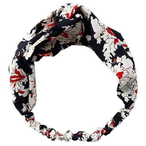 Cross Flower Head With Elastic Hair Band Female Gi