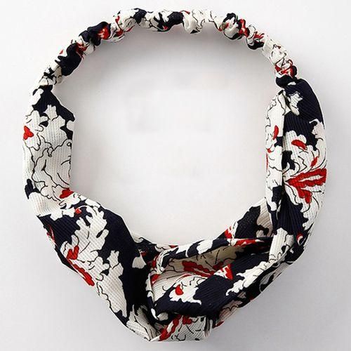 Cross Flower Head With Elastic Hair Band Female Gi