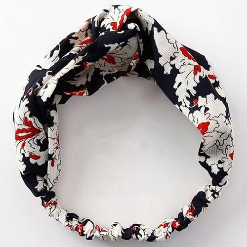Cross Flower Head With Elastic Hair Band Female Gi