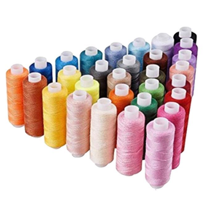 30Pcs  Sewing Thread Spools Set For Fabrics By Hand Machine 250