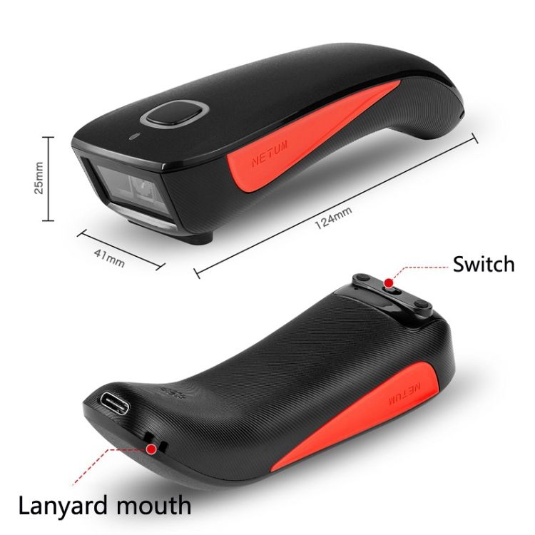 NETUM C750 Bluetooth Scanner, Model: C740 One-dimensional