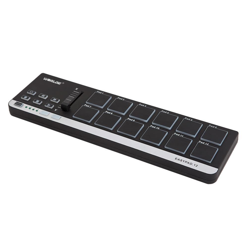 Worlde EasyPad.12 Portable Mini USB 12 Drum Pad  MIDI Controller