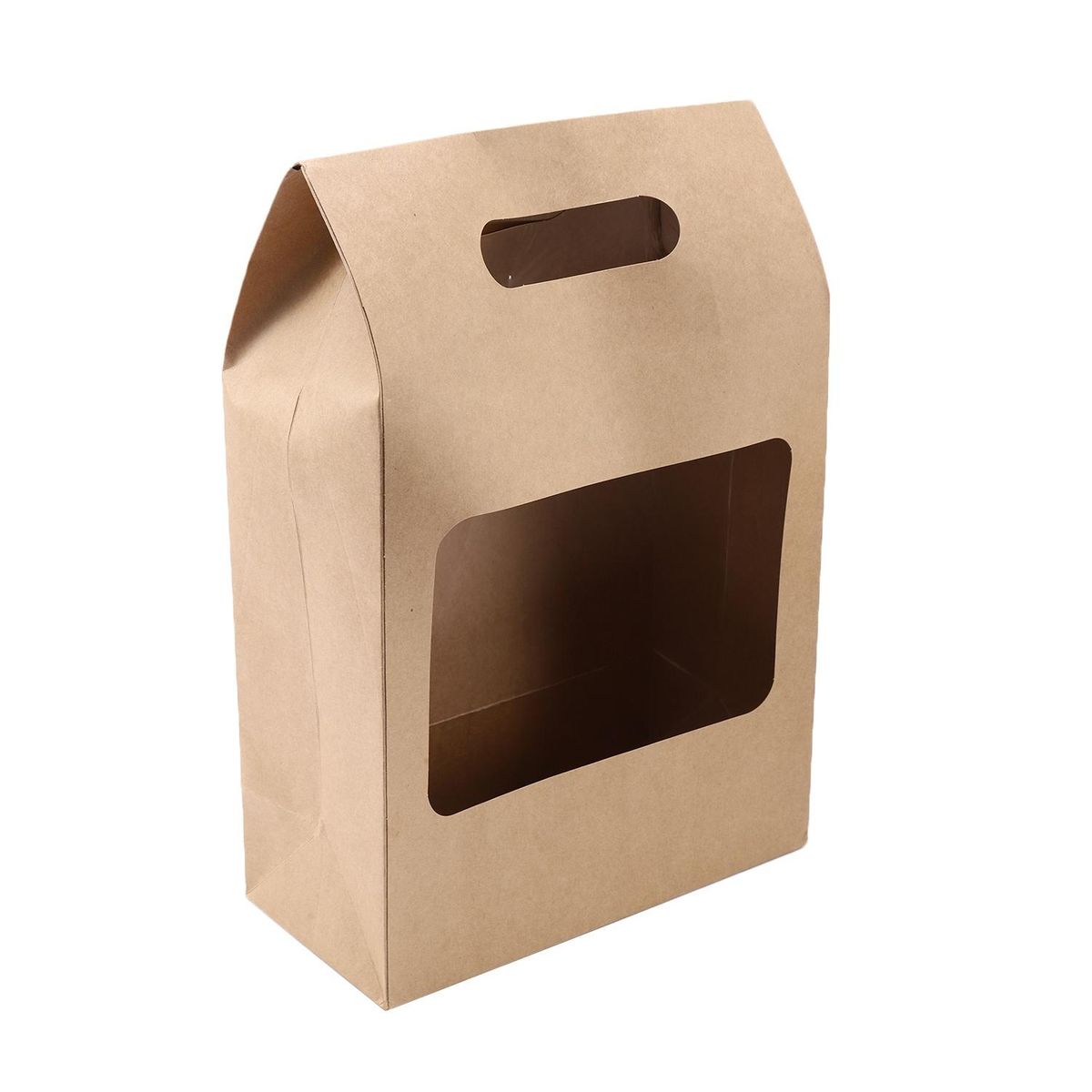 5Pcs Brown Kraft Paper Gift Bags Wedding Flower Packaging
