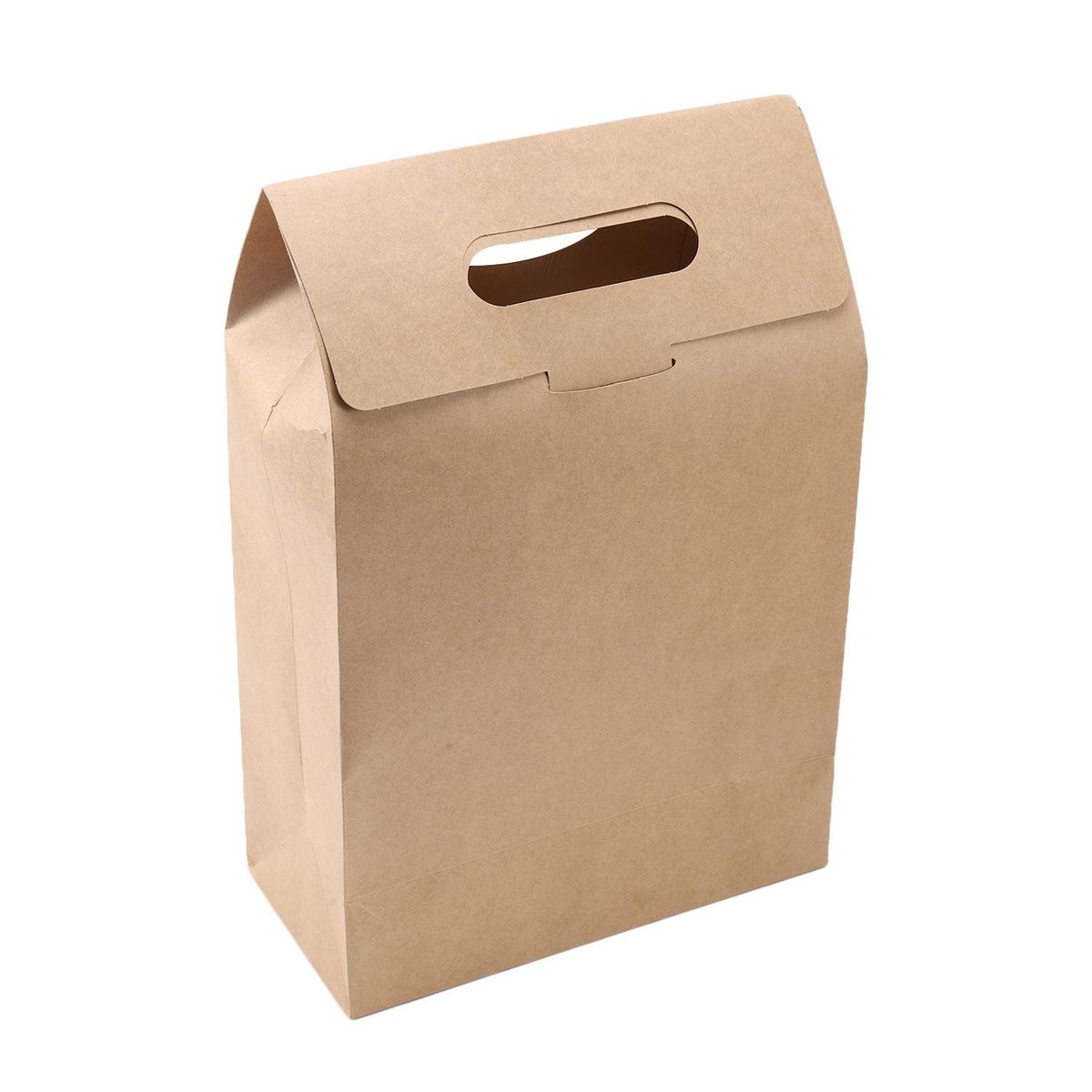 5Pcs Brown Kraft Paper Gift Bags Wedding Flower Packaging