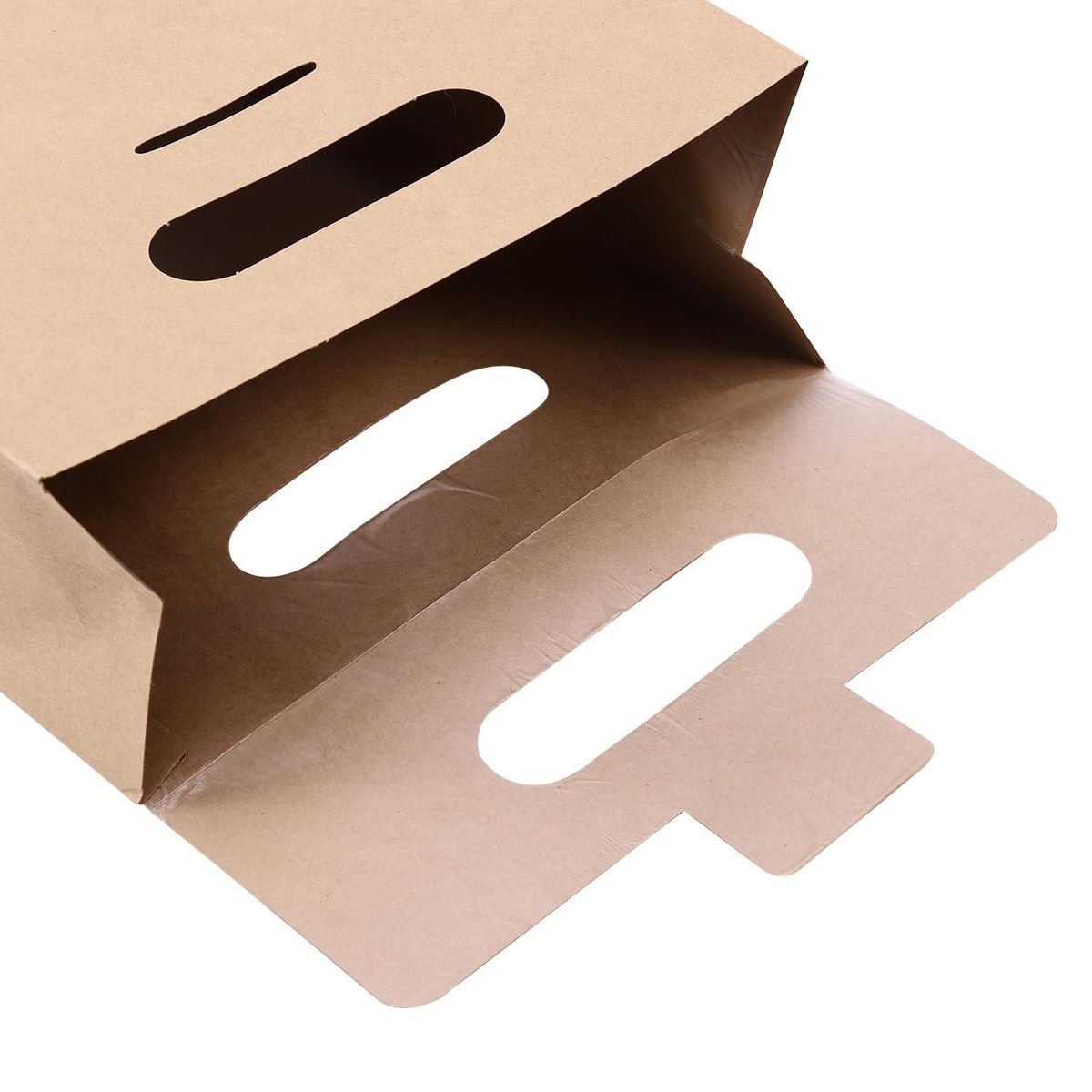 5Pcs Brown Kraft Paper Gift Bags Wedding Flower Packaging