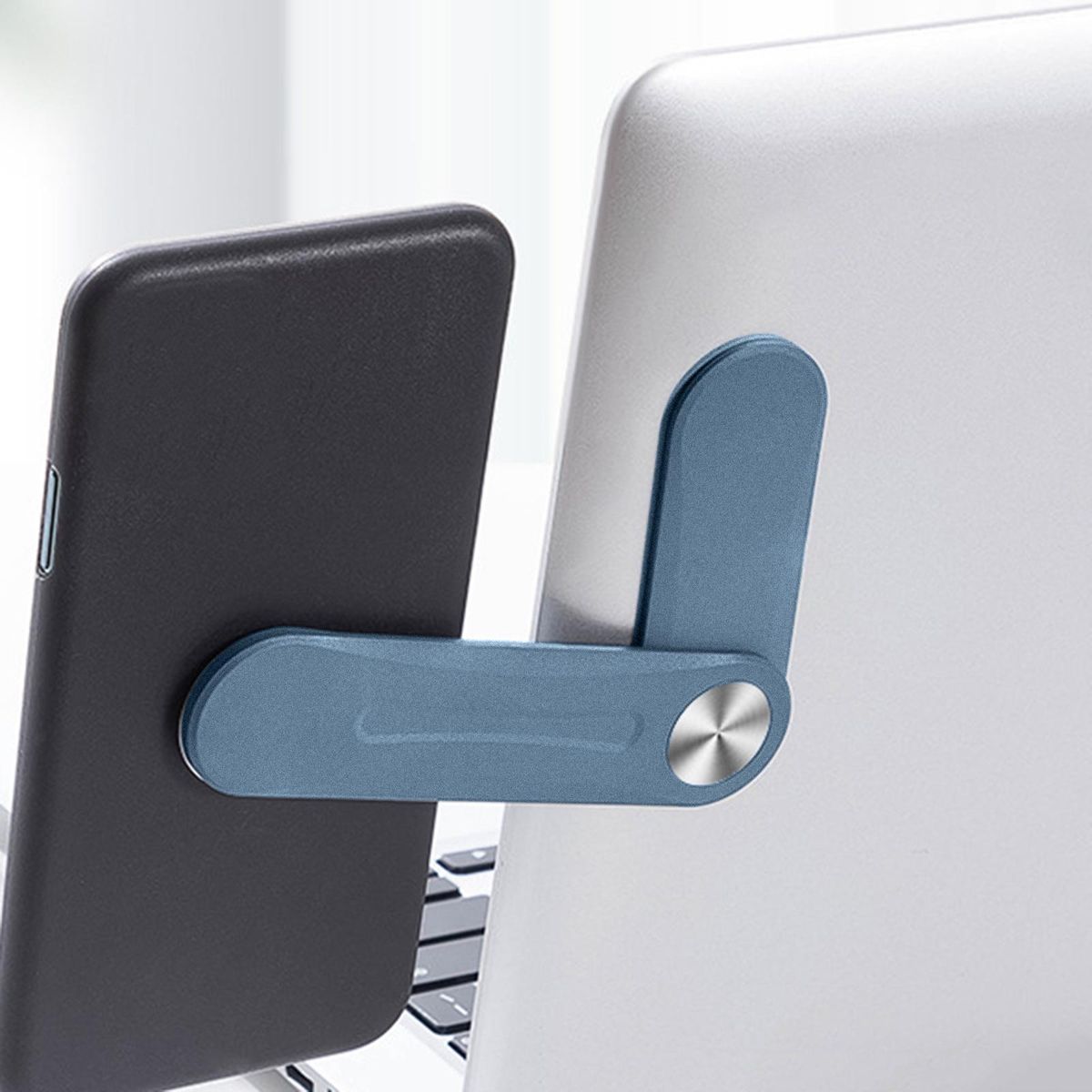 Expansion Laptop Side Phone Holder Side Phone Holder Dark Blue