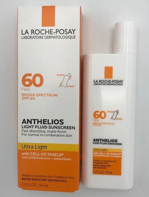 ANTHELIOS ULTRA LIGHT FLUID FACIAL SUNSCREEN SPF 60, 50ML