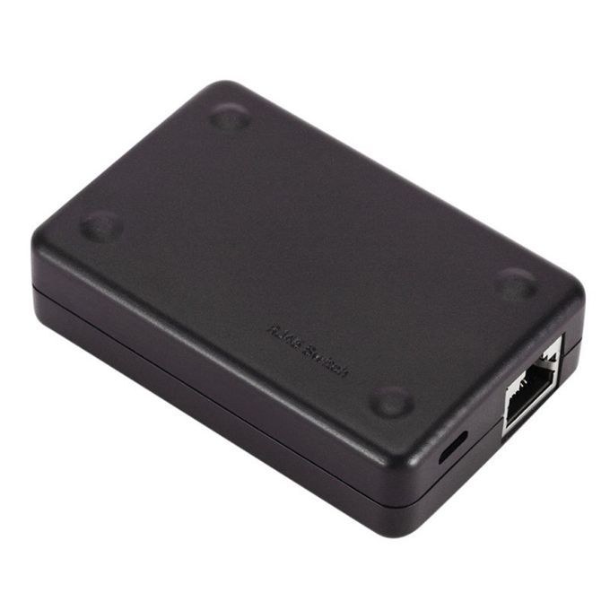 2 Port RJ45 Lan Network Switch Hub  Computer Ethernet-Black