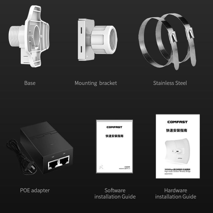 CF-E317A Wireless 11KM Long Range WiFi Bridge 5.8G 300Mbps AP CPE