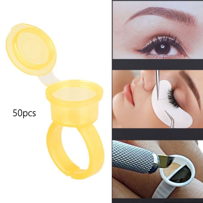 Tattoo Rings Cups  Cups Nail Art Holder Pigment Rings For White
