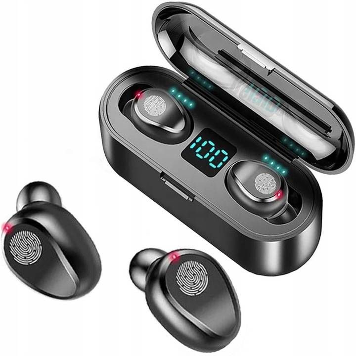 Wireless Bluetooth 5.0 Earphone Touch Sensor Control Volume Earbuds HiFi Sound Headphones