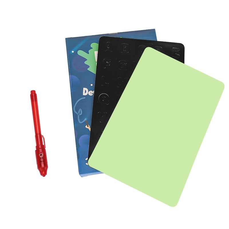 Magic Luminous Drawing Set Board Games Tablet Glow In The Dark Fluorescent Pen Educational Montessori Interactive Toy For Child