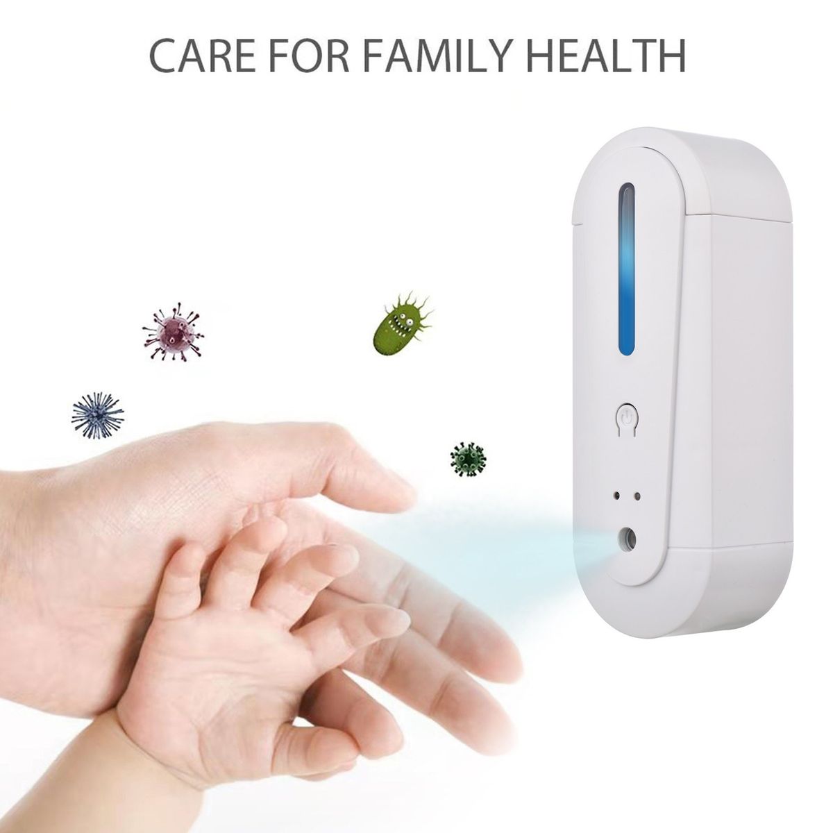 Automatic Spray Hand Sanitizer Dispenser 180ml Wall-mounted