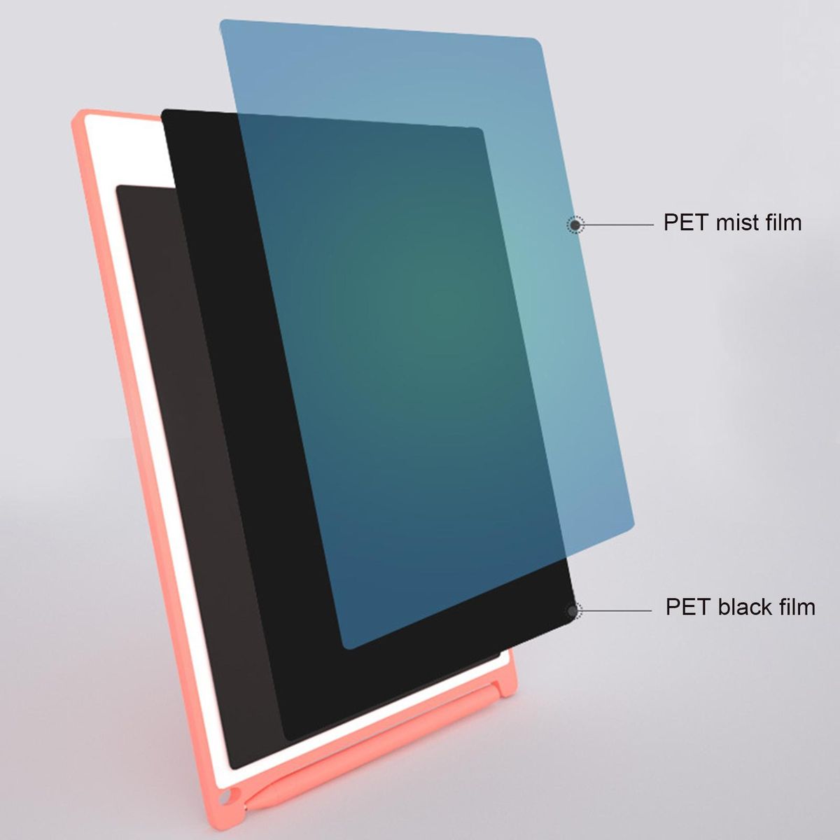 DIY Graffiti 8.510 Inch LCD Screen Board Red