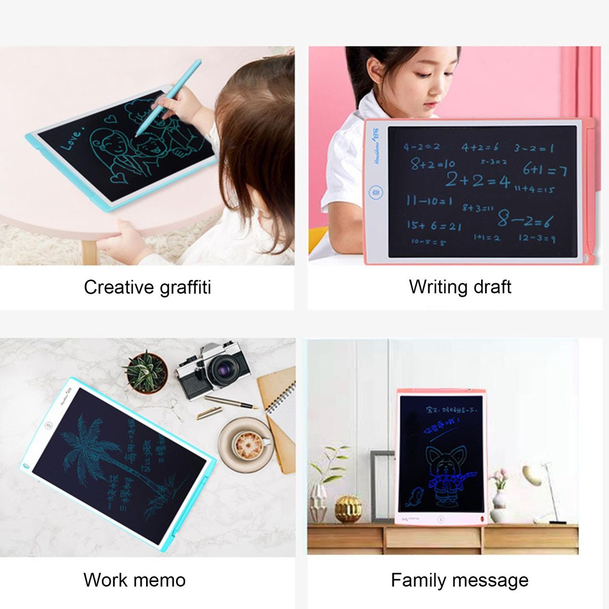 DIY Graffiti 8.510 Inch LCD Screen Board Red