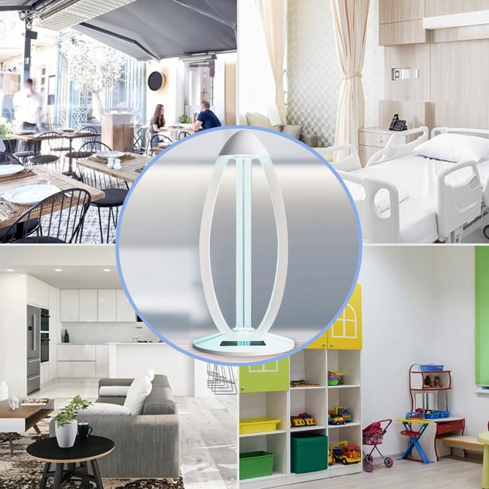 UK Plug 220V Household UV Lamp Ozone UV Sterilization Lamp Portable Disinfection Lamp Tube Bed Mite UV Sterilizer 38W Remote Control