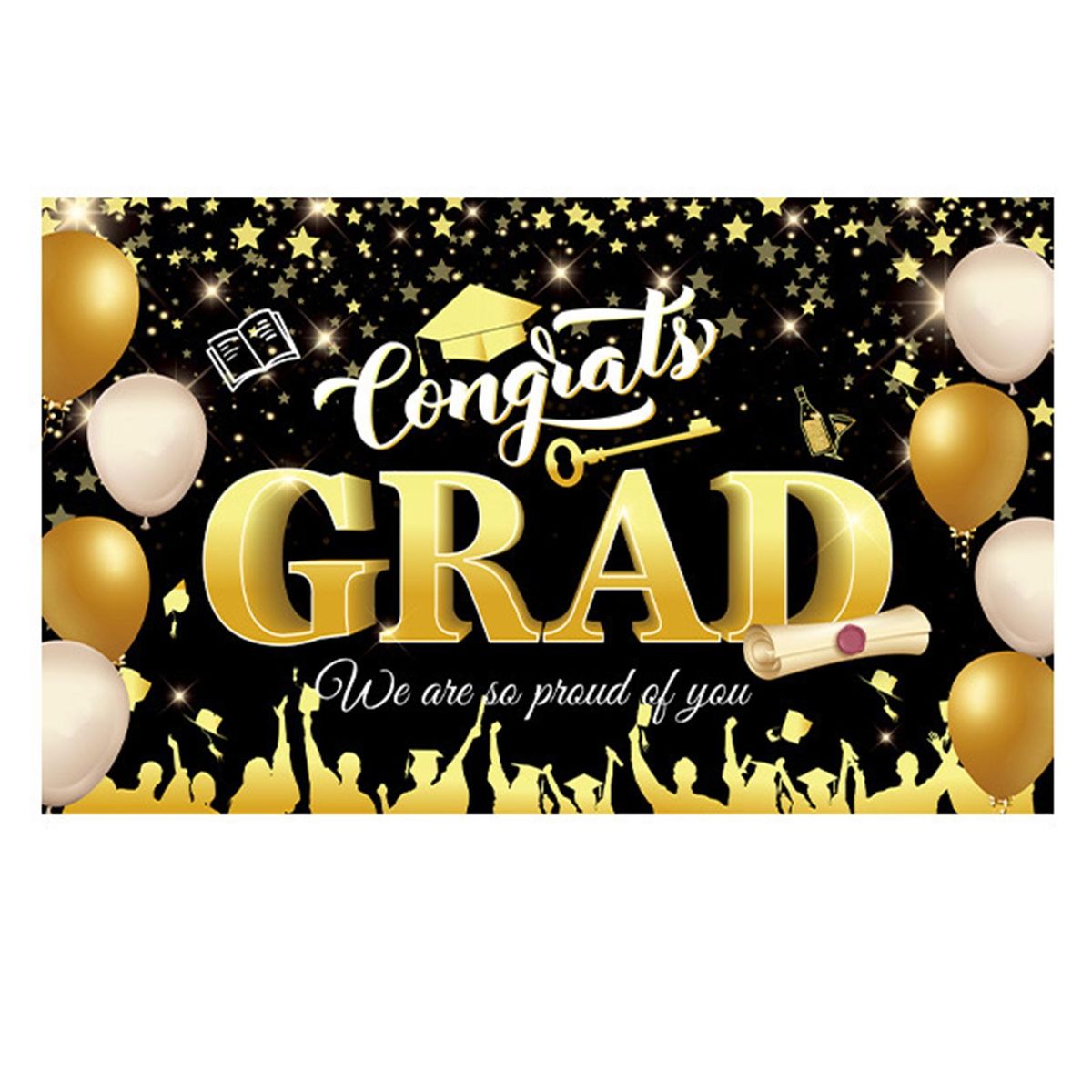 Hanging Banner Graduation Ceremony Party Decoration Background Cloth
