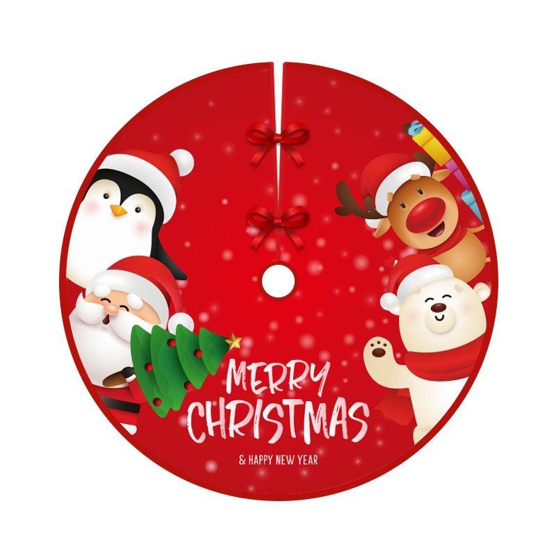 Christmas Tree Skirt Carpet Tree Bottom Cover Cloth Mat(001)