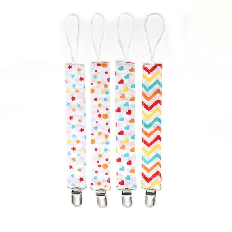 4 PCS/Set Baby Pacifier Chain Clip