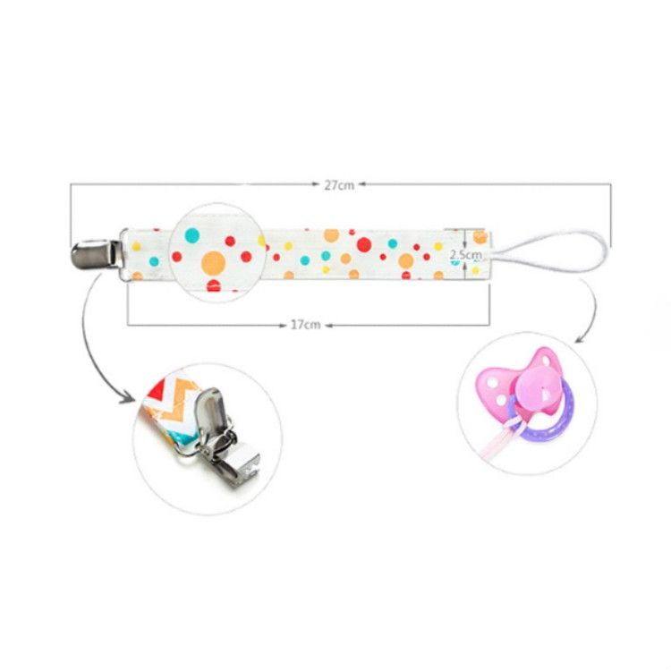 4 PCS/Set Baby Pacifier Chain Clip