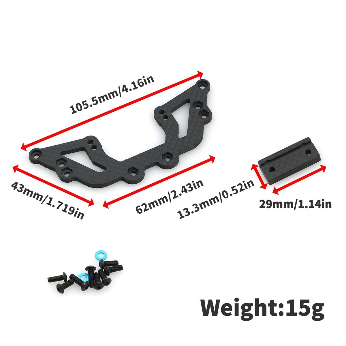 Carbon Fiber Second Floor Steering Mount Front Gearbox