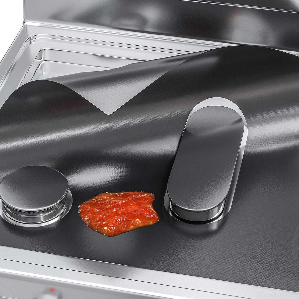 Stove Burner Cover For Samsung Gas Range, Reusable Gas