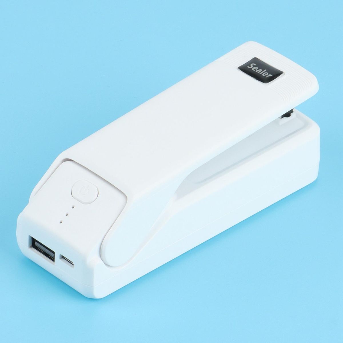 Food Sealing Machine Mini Heat Sealer for Food Potato Chip Bag Clip Kitchen Tool Portable Heating Plastic Bag USB Charg
