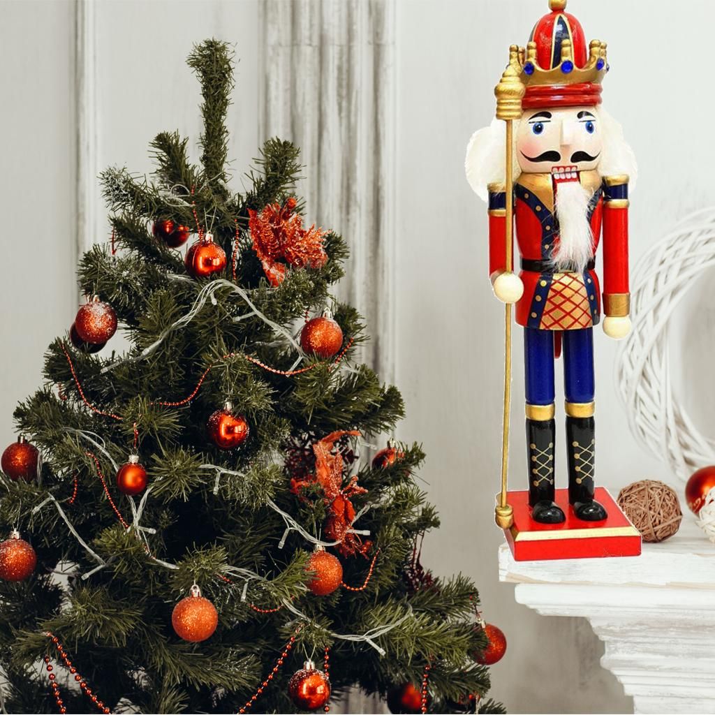 2x  Decoration Wooden Soldier Prince