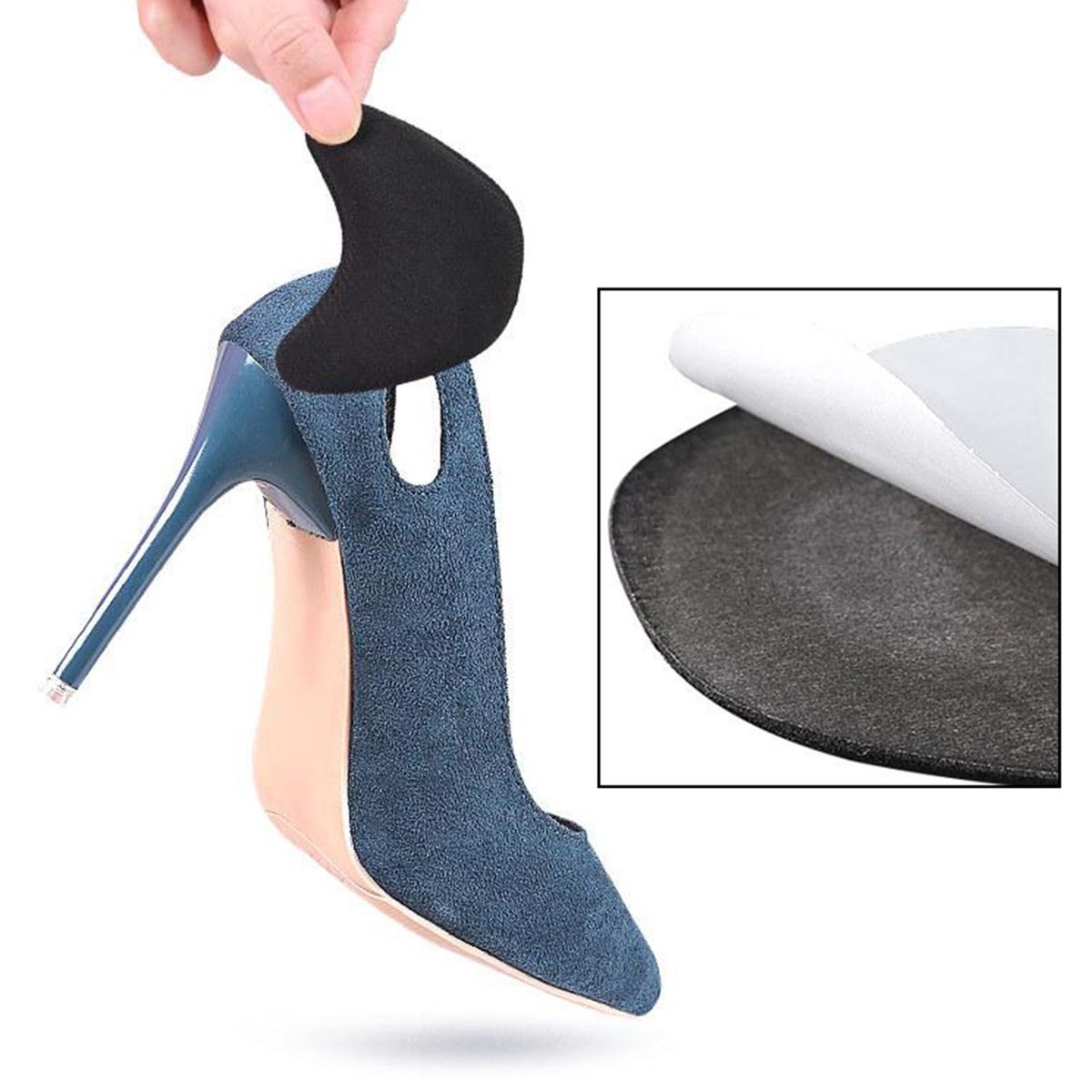 3 Pairs Shoe Filler Toe  For Shoes Too Big,  Shoe Fillers For Black