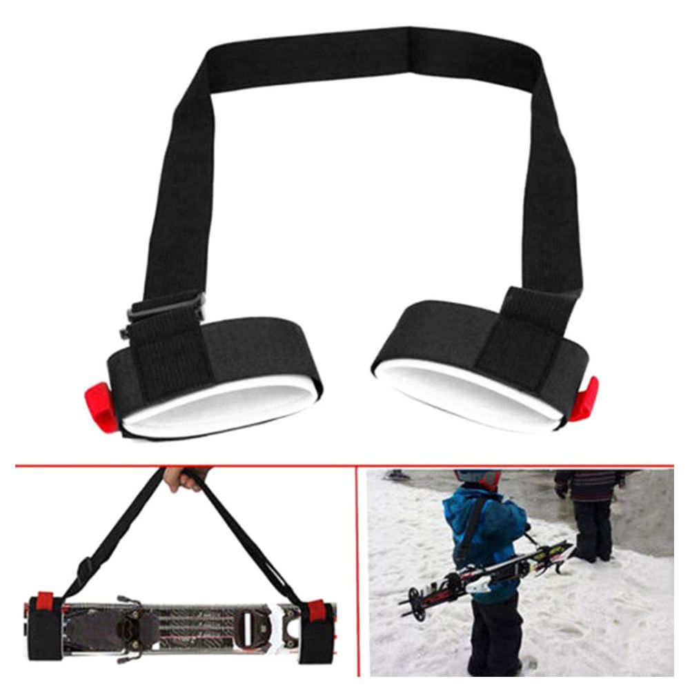 Ski Pole Carrier Straps Shoulder Sling Ski Gear Holder