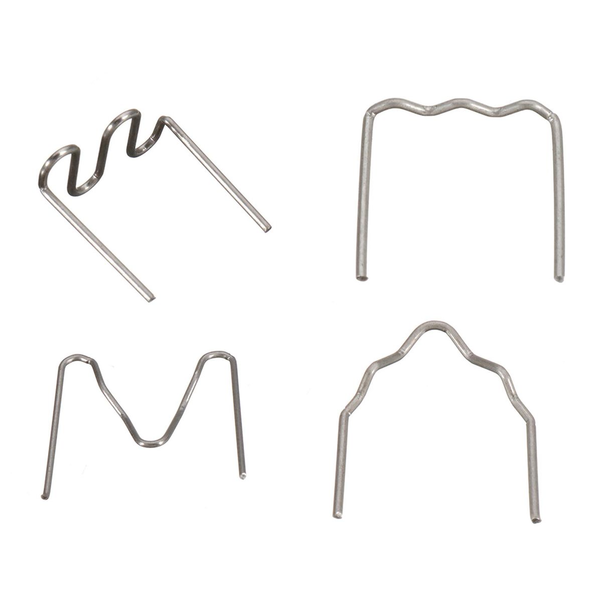 Universal 400 Pcs/Set Precut 0.6mm-0.8mm Hot Wave Flat Staples For Plastic Stapler Repair Welder repair tool