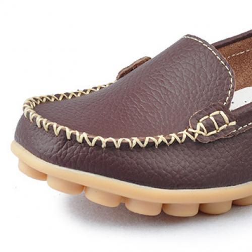 Tendon Flat Shoes Women's Leather Shoes Soft