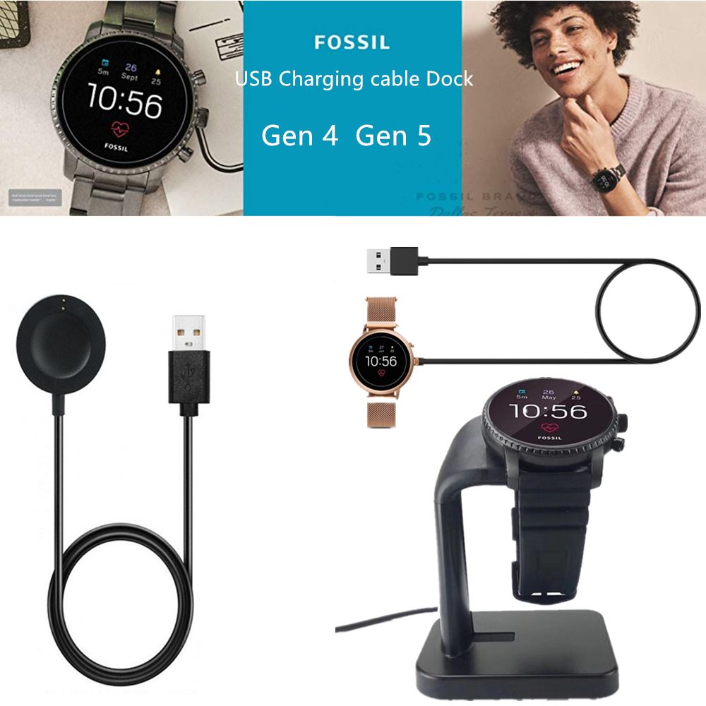 Charger For Fossil Gen 4 5 Smart Watch Charging Ca