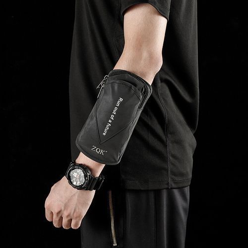 Sports Running Armband Phone Holder Running Bag（Black）