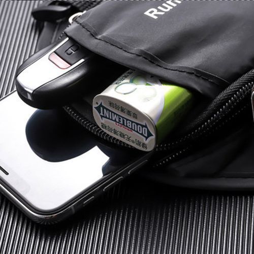 Sports Running Armband Phone Holder Running Bag（Black）