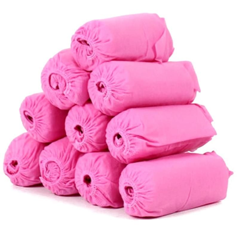 100PCS Non-Woven Shoe Cover Disposable Dust-Proof Non-Slip