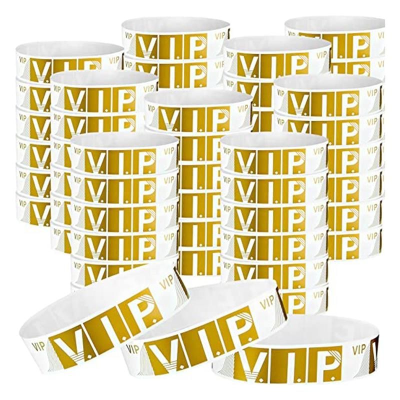 500 Pcs VIP Lightweight Event Bracelets Party Wrist Bands Colored Waterproof Armband