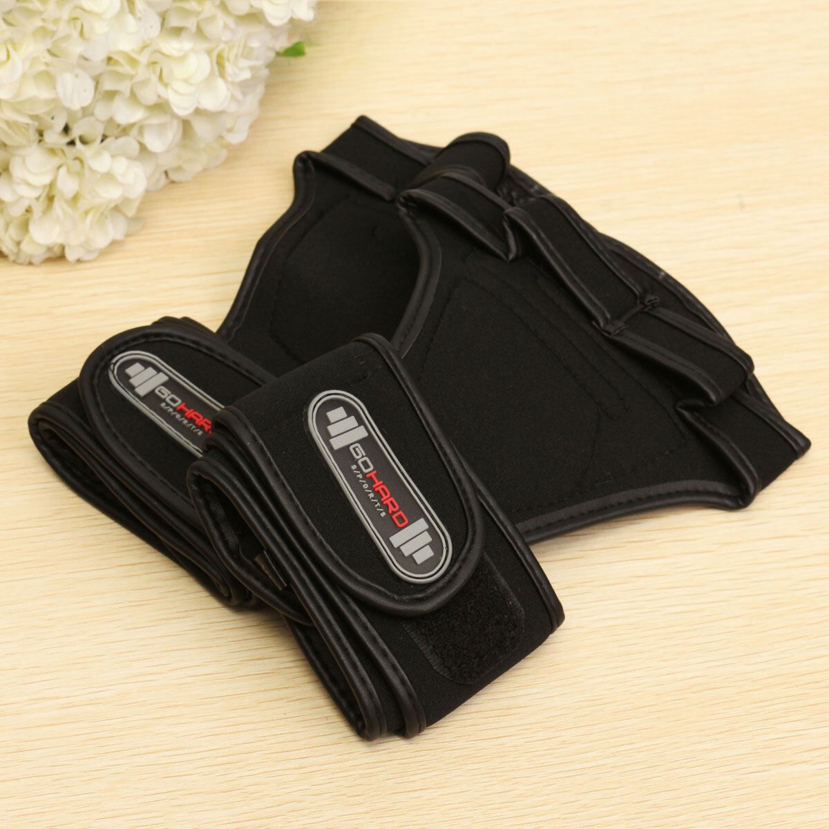 GYM Weight Lifting Health Fitness Dumbbell Wrist Wrap Grip Workout Train XL (Intl) XL
