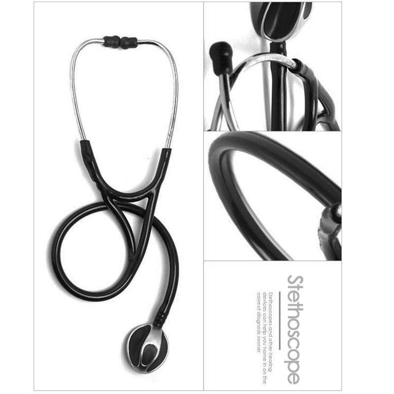 Professional Cute Clinical Acoustical Heart-lung Blood Pressure Stethoscope Cardiology Medical Estetoscopio For Doctors Nurse
