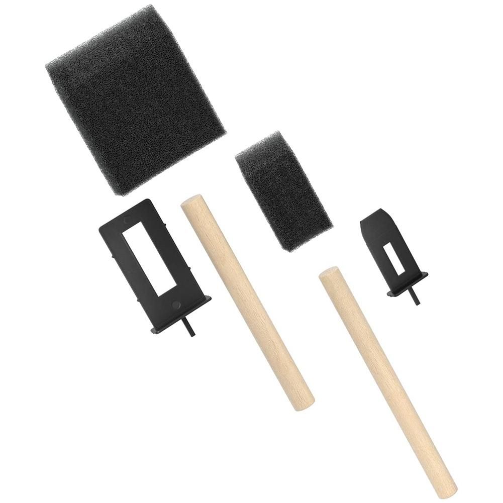 Foam Paint Brushes, Includes 50 Sponge Brushes, 25 x 1 Inch