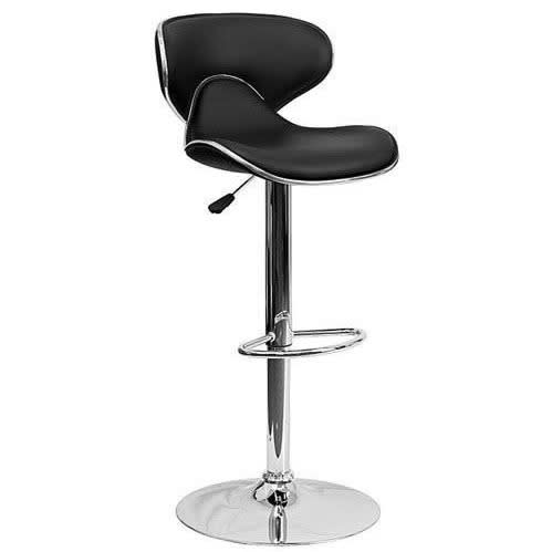 Ok Adjustable Bar Stool - Black