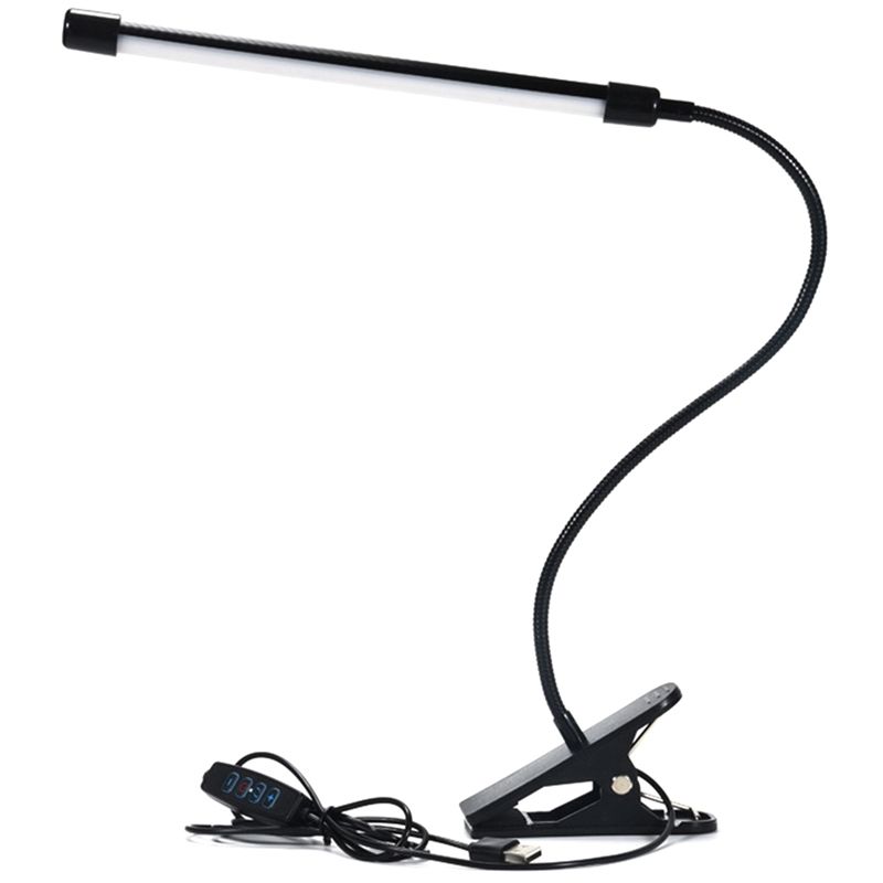 LED Reading Light, Clamp Desk Lamp, 3 Modes Clip Light,