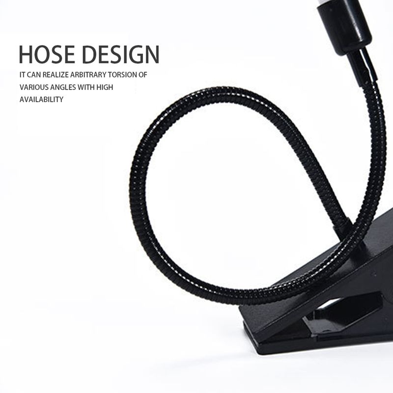 LED Reading Light, Clamp Desk Lamp, 3 Modes Clip Light,