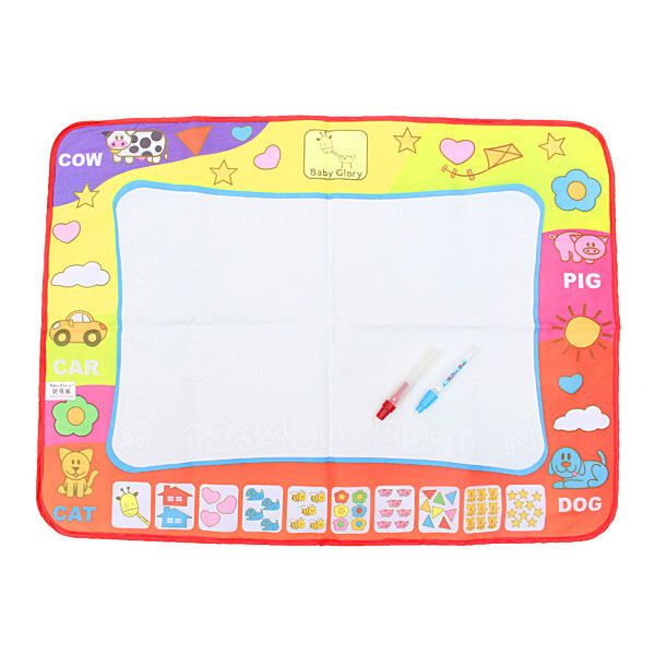 Toys Water Drawing Mat For Children Writing Doodle & Magic Pens 80X60cm