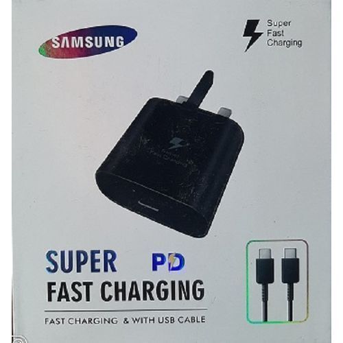Galaxy Super Fast Charging Adaptive For A71,a51,a31,note10plus,a21s,S21ULTRA,S20PLUS,